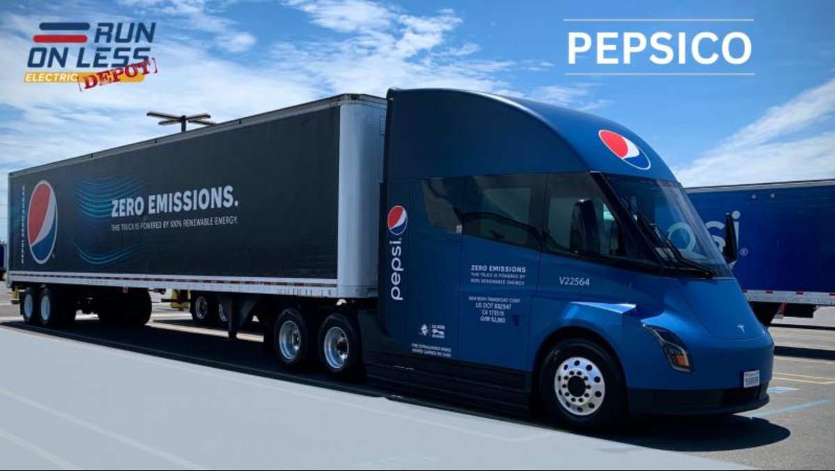 First Look At How Pepsico Is Using Teslas Electric Semi Trucks In